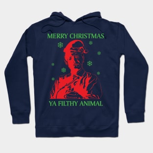 Merry Christmas you filthy animal! Hoodie